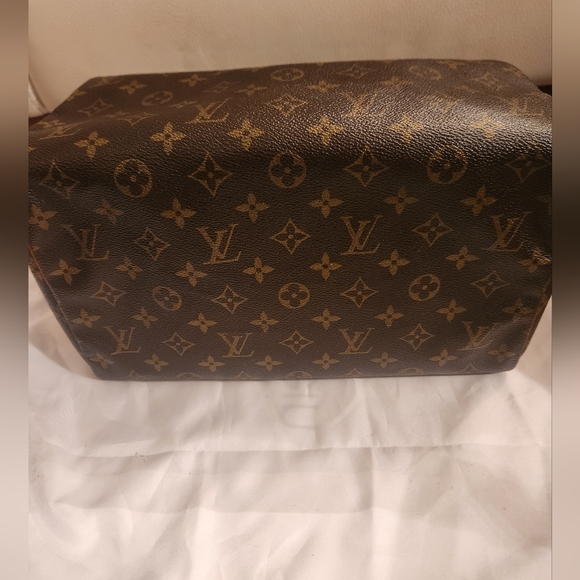 Louis Vuitton Speedy Shoulder Bag 30 Brown Canvas Lock And Key - Picture 11 of 11